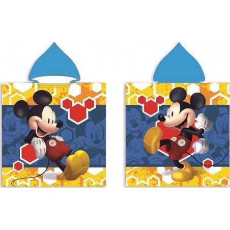 Poncho de bain Mickey Disney à capuche - Vente grossiste.fr