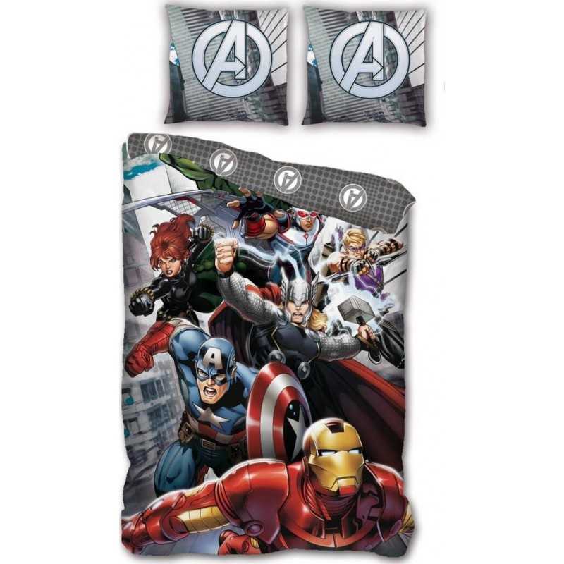 Set copripiumini Avengers Marvel - vente grossiste.fr