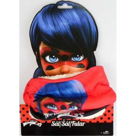 Cache cou Miraculous - Tour de cou ladybug - Vente grossiste.fr
