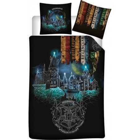 Juego de edredón Harry Potter - 1 funda de edredón 140x200 + 1 fund...