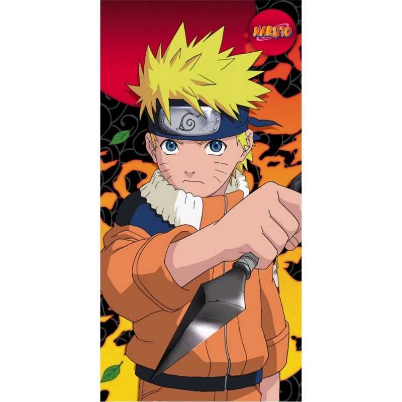 Asciugamano o telo Mare Naruto - vente grossiste.fr