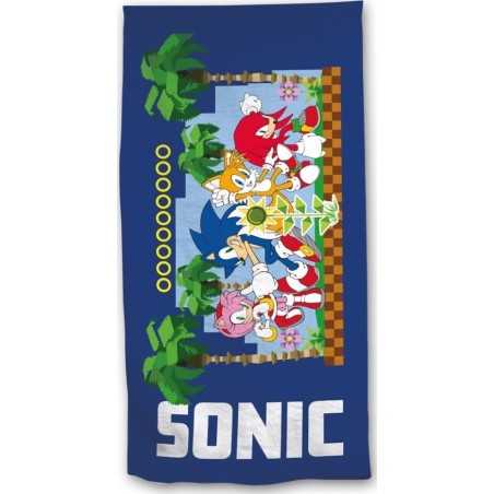 Sonic toalla de playa o toalla de baño - vente-grossiste.fr