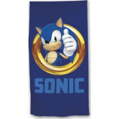 Toalla de playa Sonic de algodón - vente-grossiste.fr