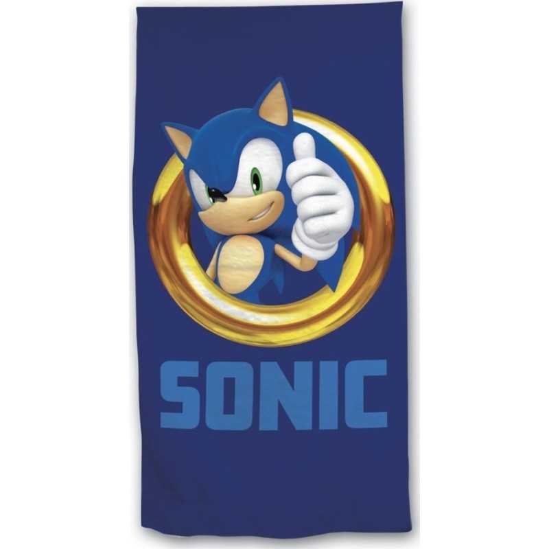 Toalla de playa Sonic de algodón - vente-grossiste.fr
