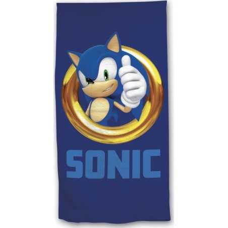 Drap de plage ou drap de bain Sonic en coton - Vente grossiste.fr