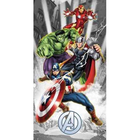 Toalla de playa de Avengers de algodón - vente-grossiste.fr