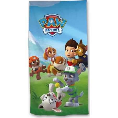 Baumwoll Paw Patrol Strandtuch - vente-grossiste.fr