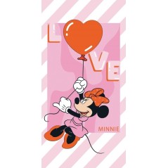 Drap de plage ou Serviette de bain Minnie Disney en coton - Vente g...