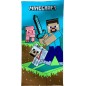 Drap de plage ou Serviette de bain Minecraft - Vente grossiste.fr