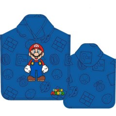 Super Mario Swim Poncho con capucha - vente-grossiste.fr