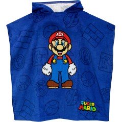 Super Mario Swim Poncho con capucha - vente-grossiste.fr