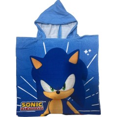 Poncho de bain Sonic à capuche - New discount.com