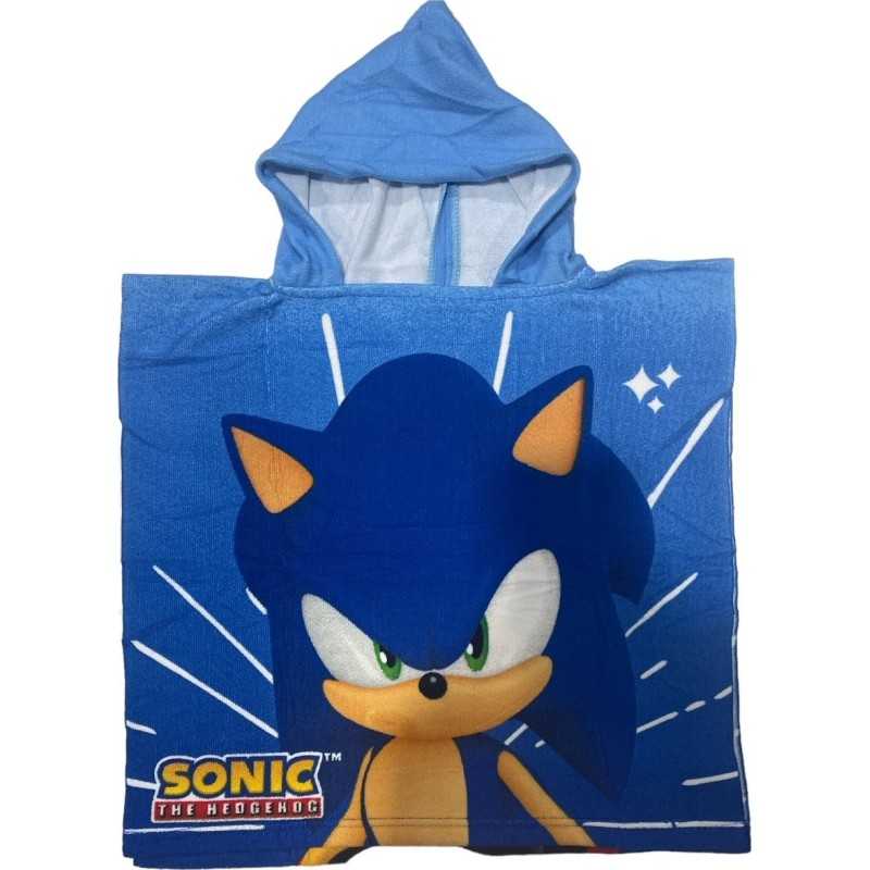 Poncho de bain Sonic à capuche - New discount.com