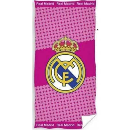 Beach towel Real Madrid Cotton - vente-grossiste.fr