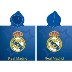 Poncho de bain Real Madrid à capuche - Vente grossiste.fr