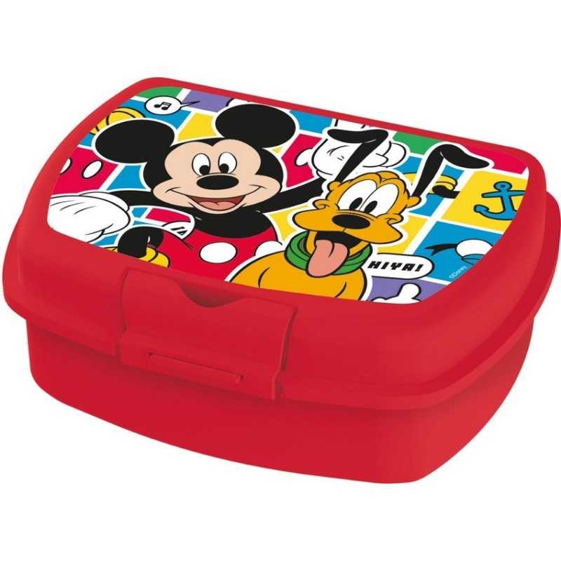 Boîte à goûter Mickey Disney Pvc - Vente grossiste.fr