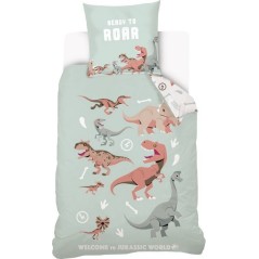 Parure housse de couette Jurassic World En coton - Vente grossiste.fr