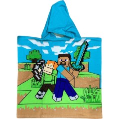 Felpa con cappuccio Minecraft Swim Poncho - vente grossiste.fr