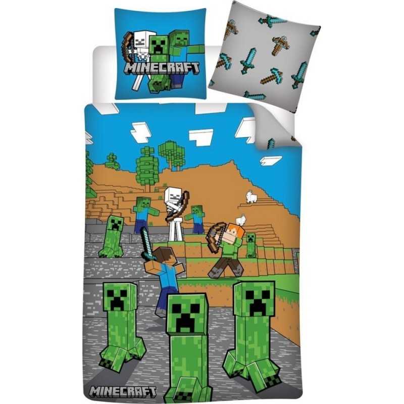 Juego de funda de colcha Minecraft -New discount.com