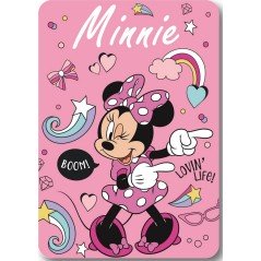 Plaid Polaire Minnie Disney - Vente grossiste.fr