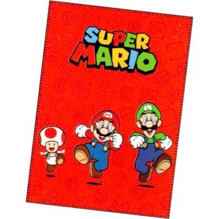 Super Mario Bros Fleece Blanket - vente-grossiste.fr