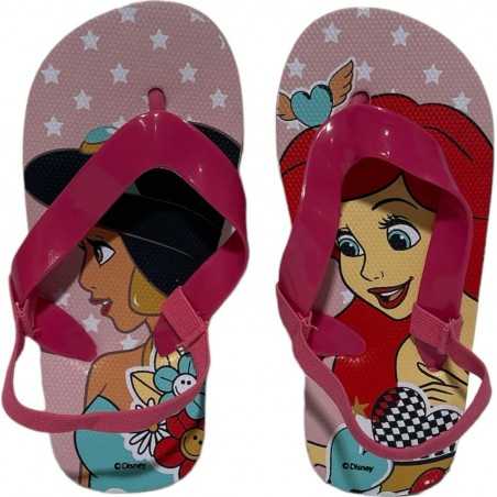 Princesses Disney flip flops with elastic strap - vente-grossiste.fr