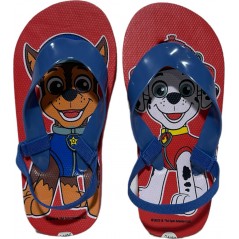 Tongs Paw Patrol avec bride élastiquée - Vente grossiste.fr