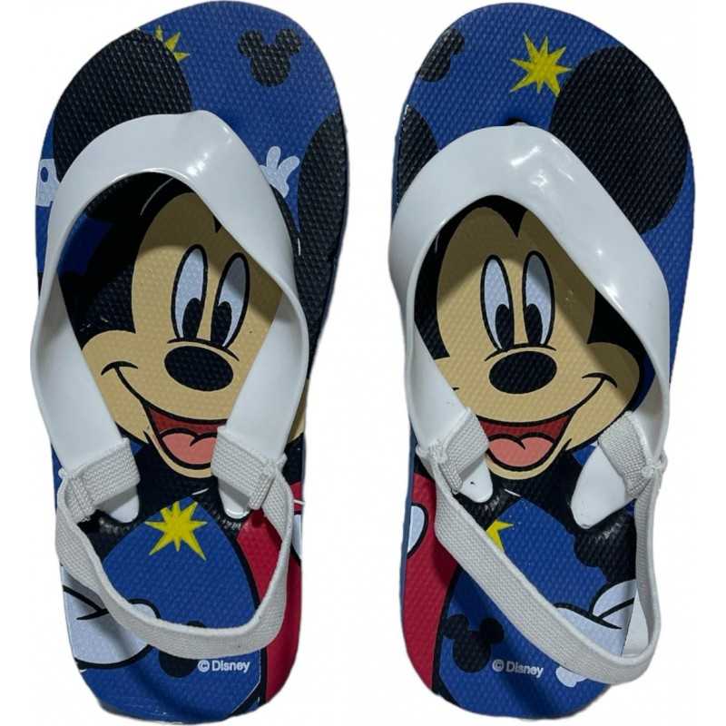 Tongs Mickey Disney avec bride élastiquée - Vente grossiste.fr