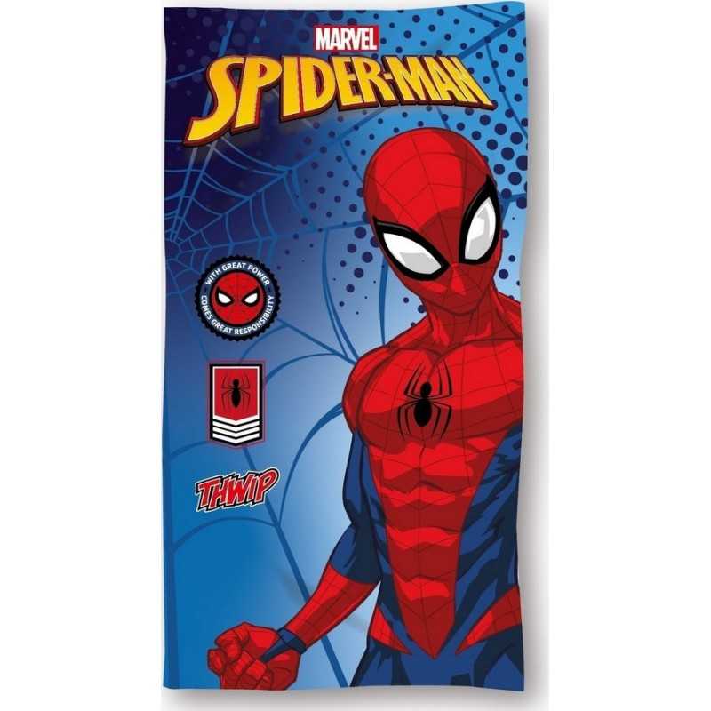 Baumwoll-Spider-Man-Strandtuch - vente-grossiste.fr
