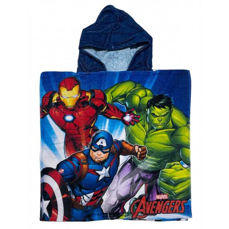 Avengers Marvel cotton hooded bath poncho - vente-grossiste.fr