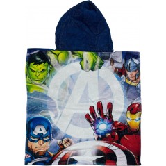 Poncho de baño con capucha de algodón Avengers Marvel - vente-gross...