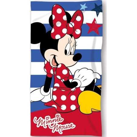 Serviette de Bain ou Drap de Plage Minnie Disney - Vente grossiste.fr