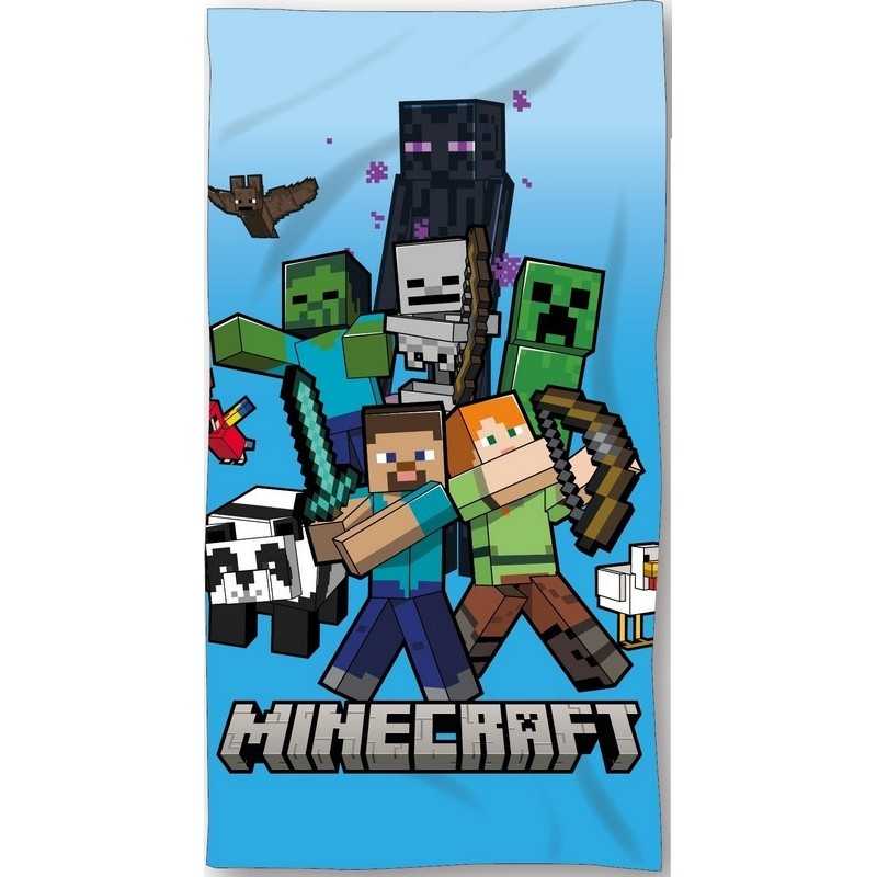 Toalla de playa o toalla de baño de Minecraft -New discount.com