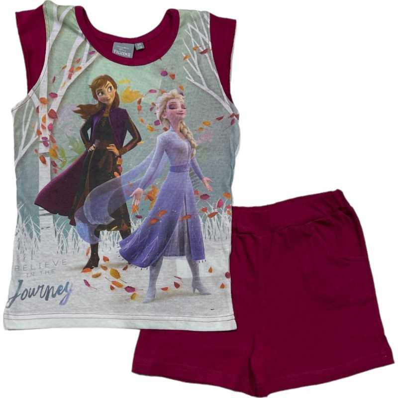 Ensemble Débardeur avec Short La Reine des Neiges Disney - Vente gr...