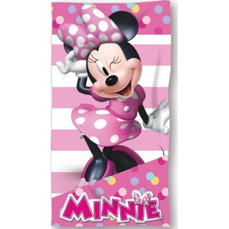 Minnie Disney beach towel or bath towel cotton - vente-grossiste.fr