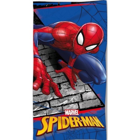 Drap de Bain Spider-man Marvel en coton - Vente grossiste.fr