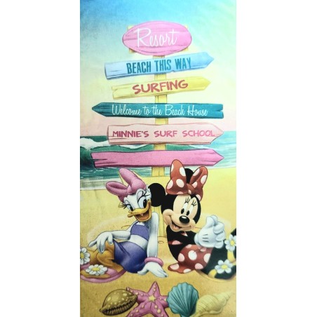 Asciugamano o telo Mare Minnie Disney cotone - vente grossiste.fr