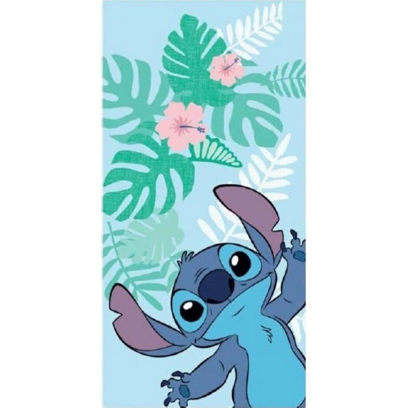 Asciugamano o telo Mare Lilo and Stitch Disney - vente grossiste.fr