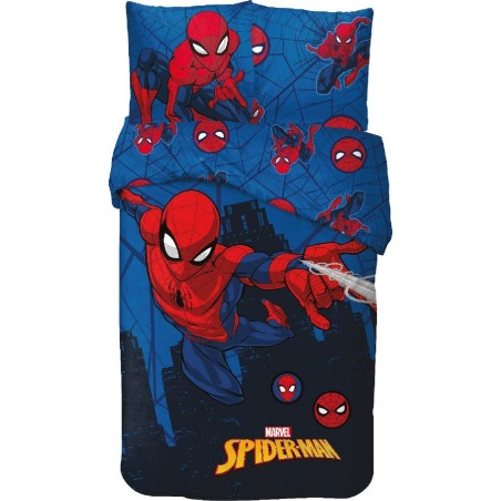 Spider-Man Bettwäscheset Aus Baumwolle - vente-grossiste.fr
