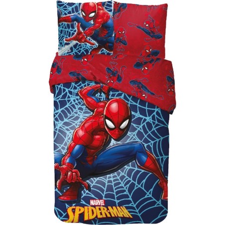 Parure de lit Spider-Man - housse de couette Spider-Man En coton - ...