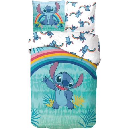 Parure housse de couette Stitch En coton - Vente grossiste.fr