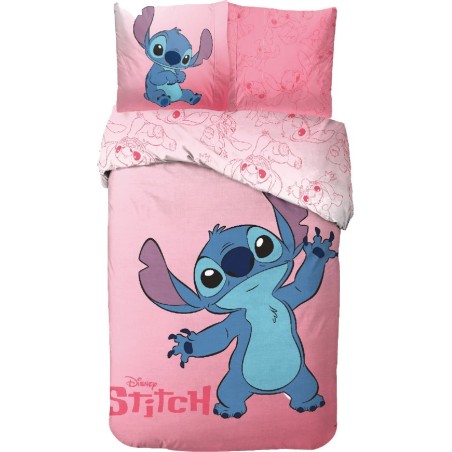 Juego de funda nórdica Stitch en algodón -New discount.com