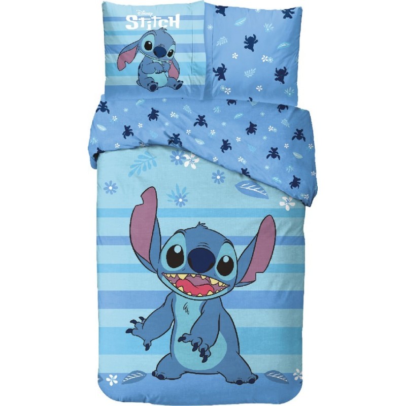 Parure housse de couette Lilo and Stitch En coton - New discount.com