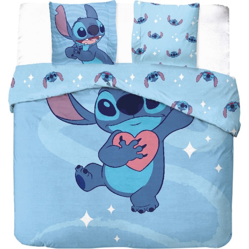 Parure de lit Stitch 2 Personnes Stitch Disney en coton - New disco...