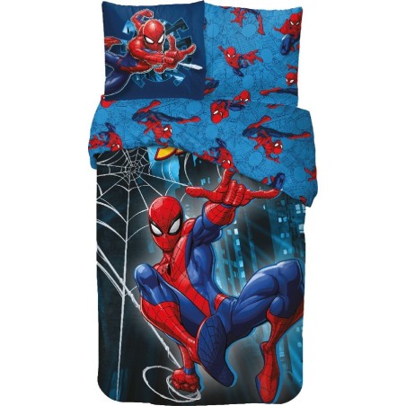 Spider-Man Bettwäscheset Aus Baumwolle - vente-grossiste.fr