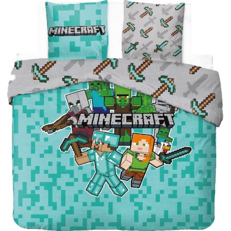 Minecraft duvet cover - 1 duvet cover, New discount.com, Nouveautés...