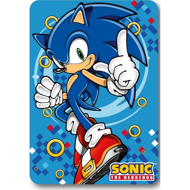 Plaid Polaire Sonic - Vente grossiste.fr