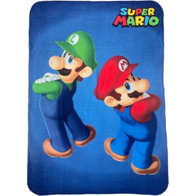 Super Mario Bros Fleecedecke - vente-grossiste.fr
