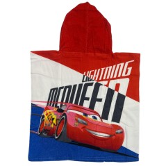 Poncho de bain Cars Disney à capuche - Vente grossiste.fr
