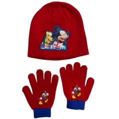 Mickey Disney 2 Piece Set Mickey Hat and Gloves, New discount.com, ...
